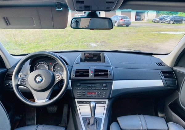 BMW X3 cena 31900 przebieg: 170896, rok produkcji 2008 z Kutno małe 277